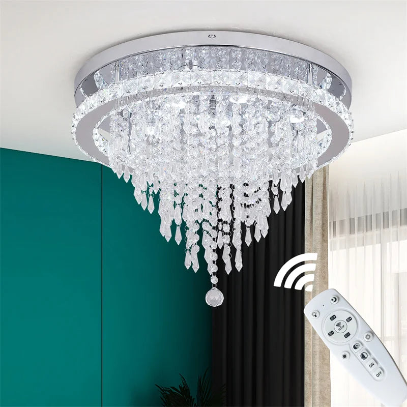 Lustre Led — Plafonnier LED Cristal