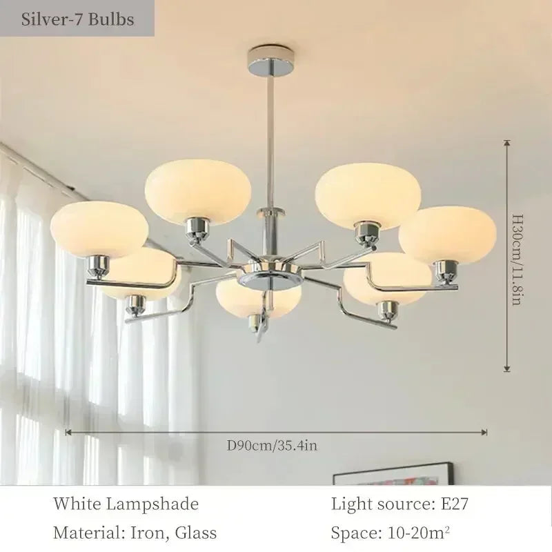 Lustre Vintage Industriel — Verre