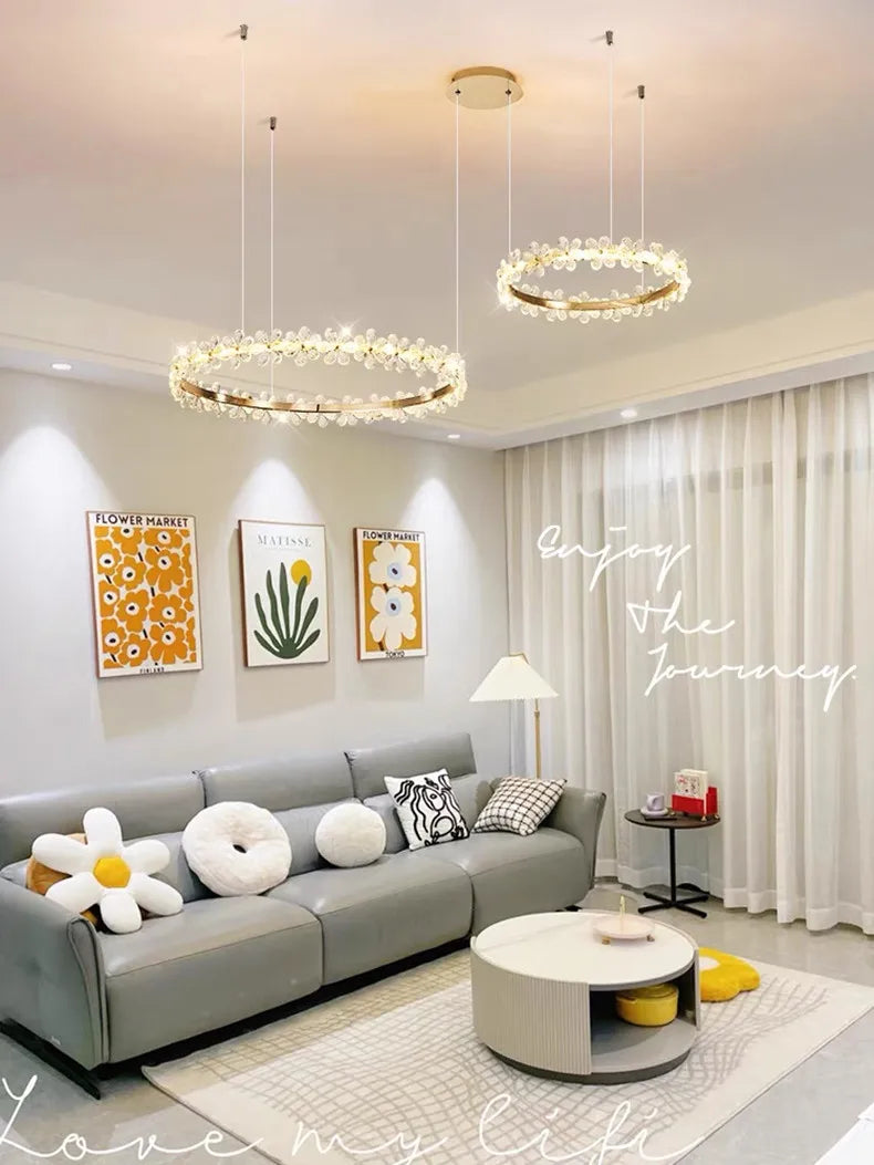 Lustre LED Cristal — Salle à Manger