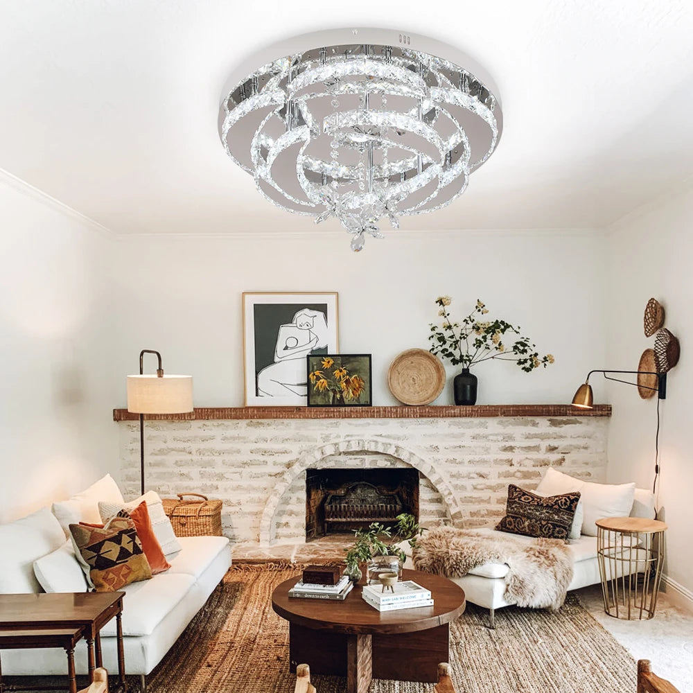 Lustre Luxe Doré — Moderne