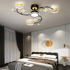 Lustre Salon Noir — Moderne