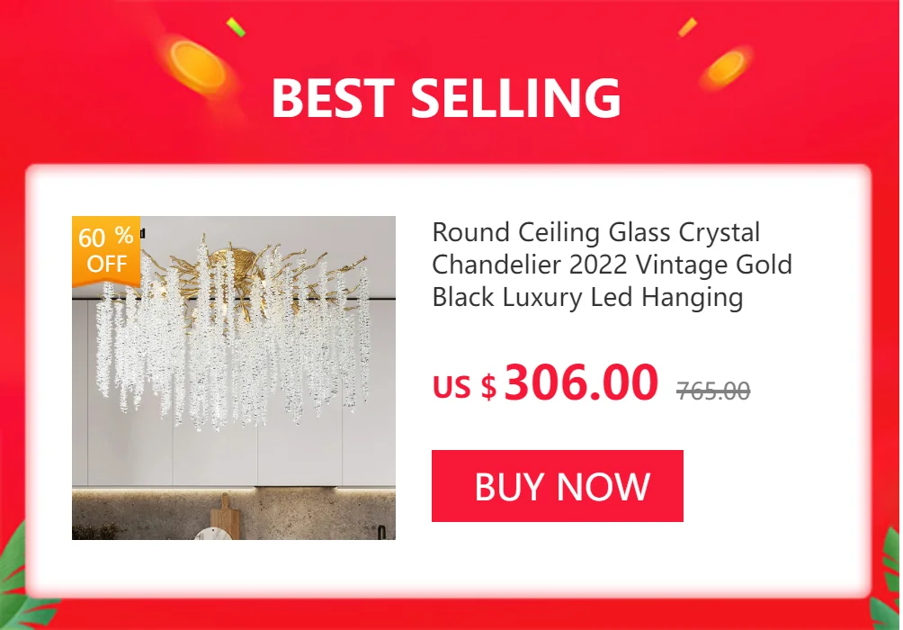 Lustre Cristal Salon — Chambre