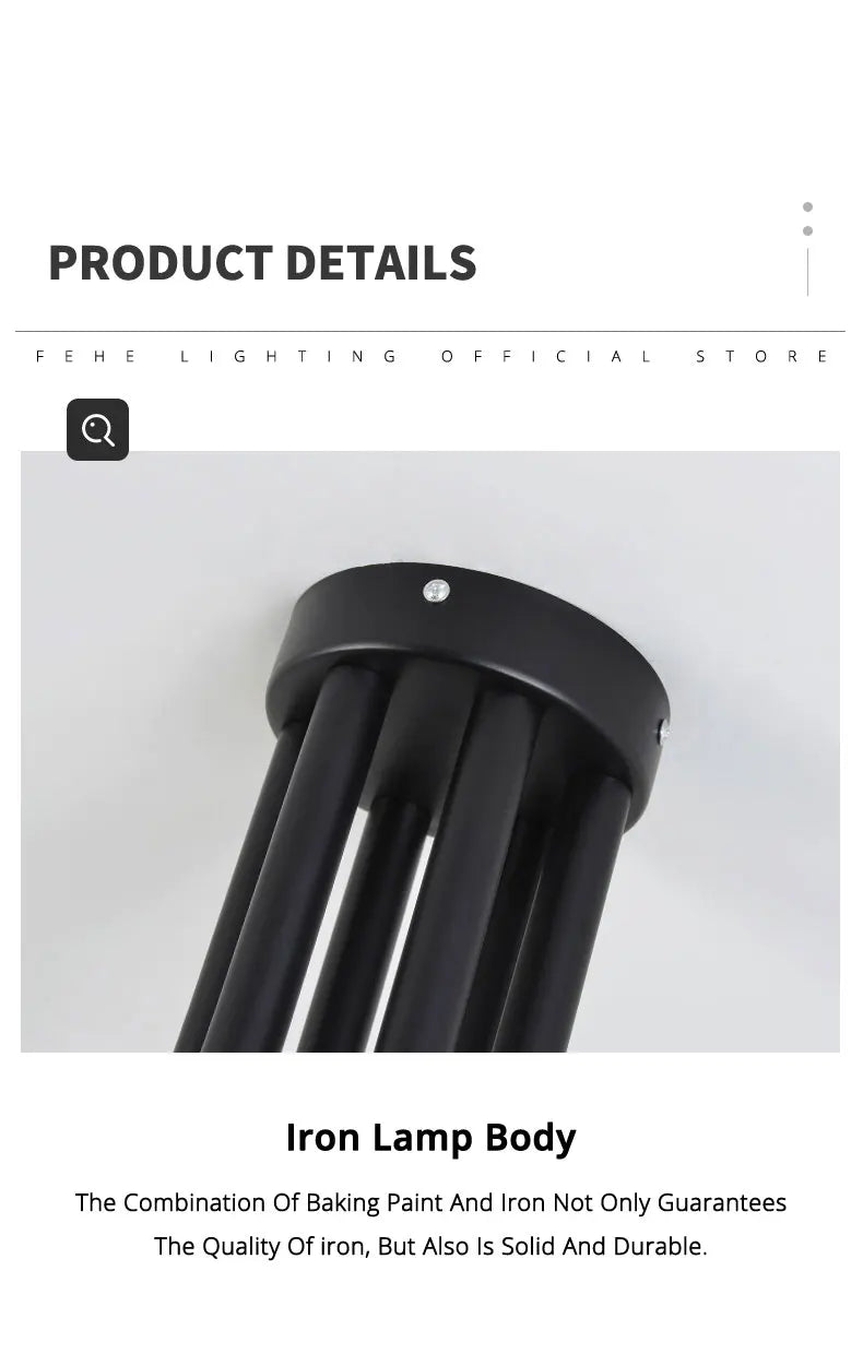 Plafonnier Salon Moderne — Plafonnier Nordique Design