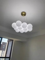 Lustre Blanc Moderne — Salon