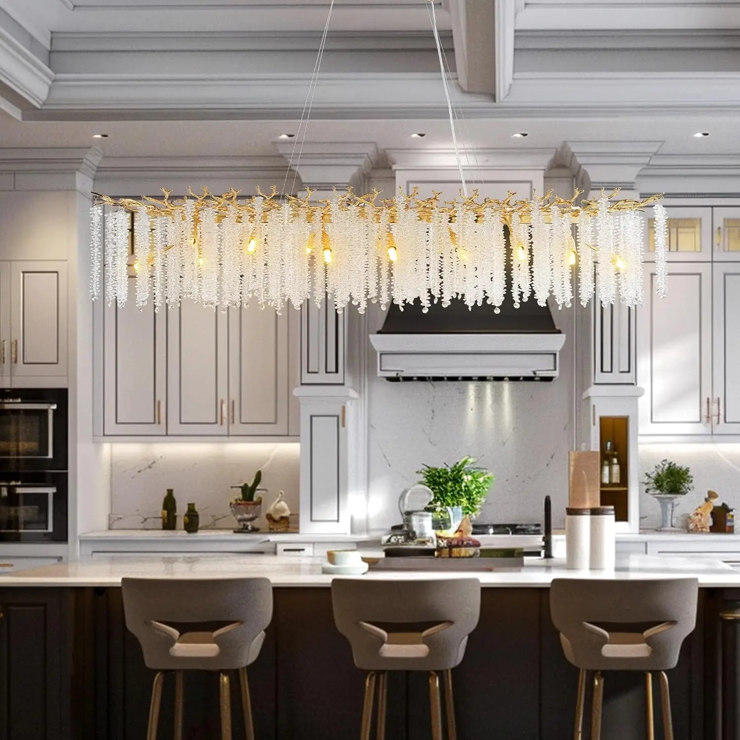 Lustre Cristal Salon