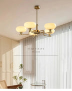 Lustre Vintage Industriel — Verre