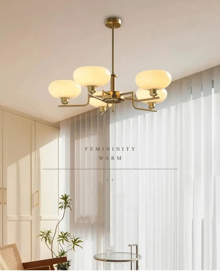 Lustre Vintage Industriel — Verre