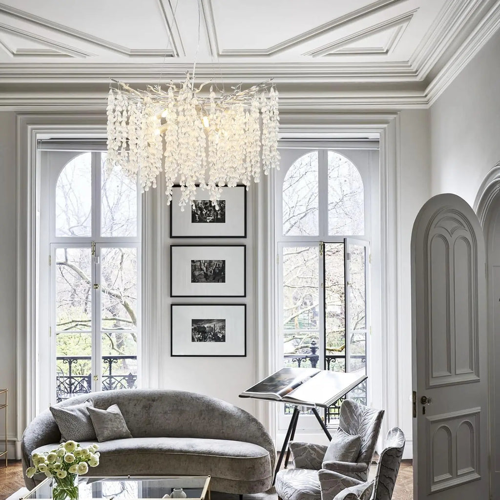 Lustre Cristal Salon — Chambre