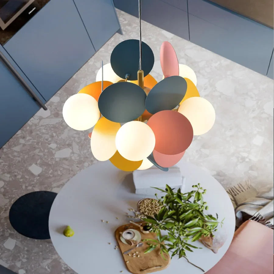 Lustre Araignée Design — Moderne — 10 ampoules blanc