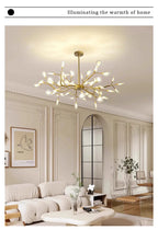 Lustre Fer Forgé — Lustre Branches LED