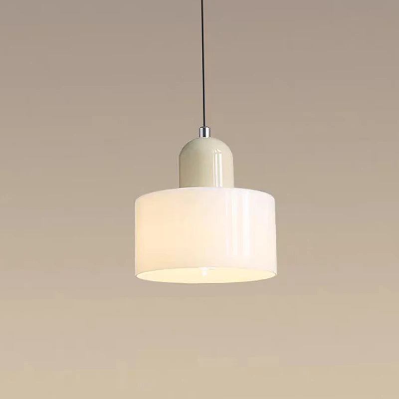 Suspension Verre Nordique Design Long — Chambre et Restaurant — E27
