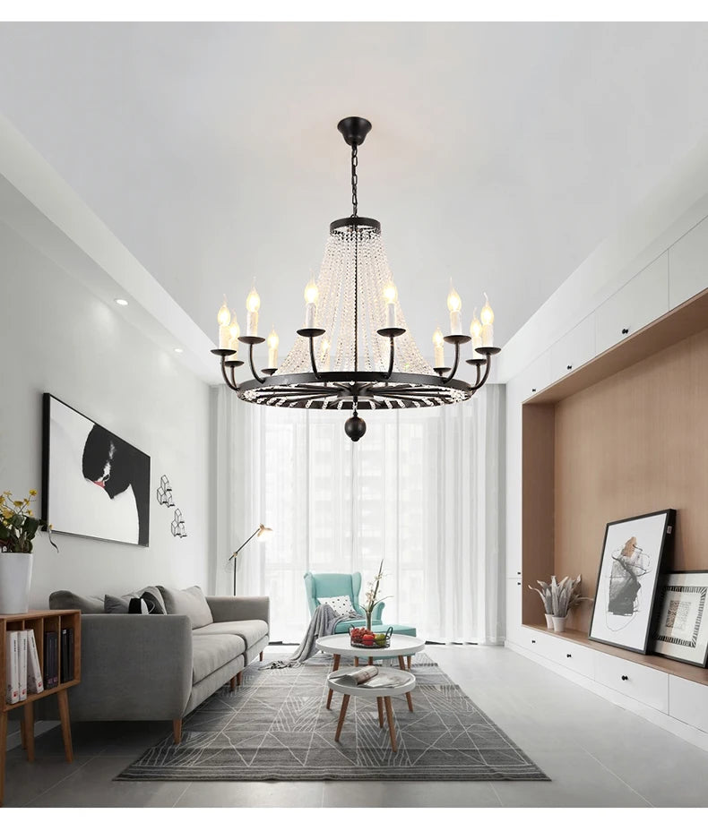 Lustre en Cristal Moderne