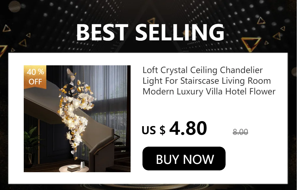 Lustre Luxe Salon — Cristal