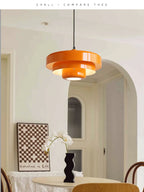 Lustre Suspension Rétro Médiéval — Bar Café Restaurant — LED Multicouleur