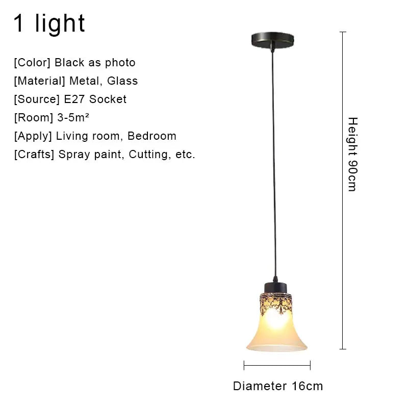 Suspension Verre Design — Vintage