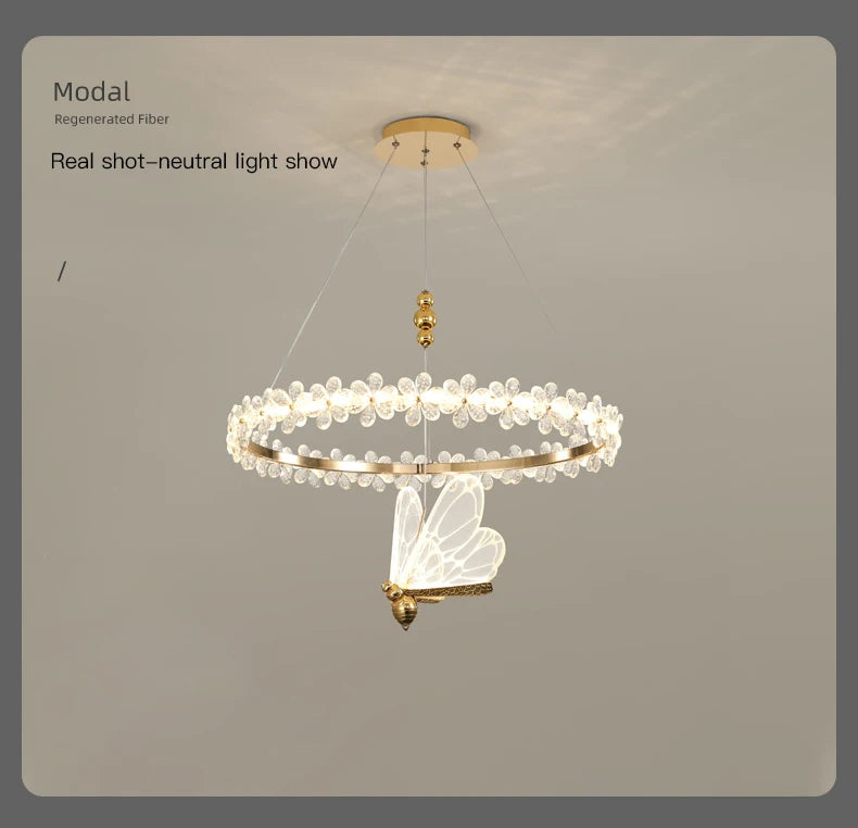 Lustre LED Cristal — Salle à Manger