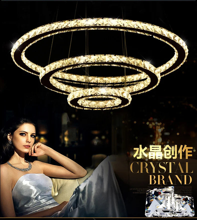 Lustre Cristal Moderne