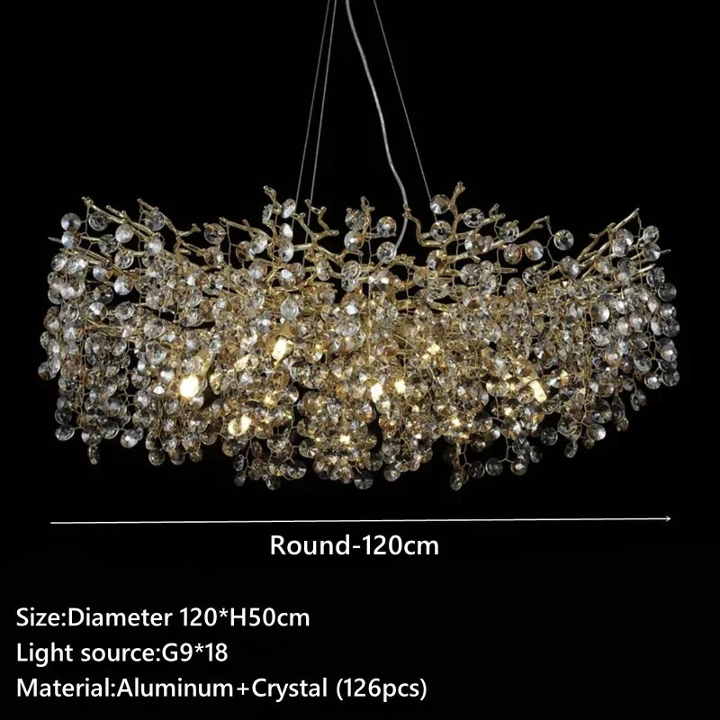 Lustre pour Salle à Manger — Cristal