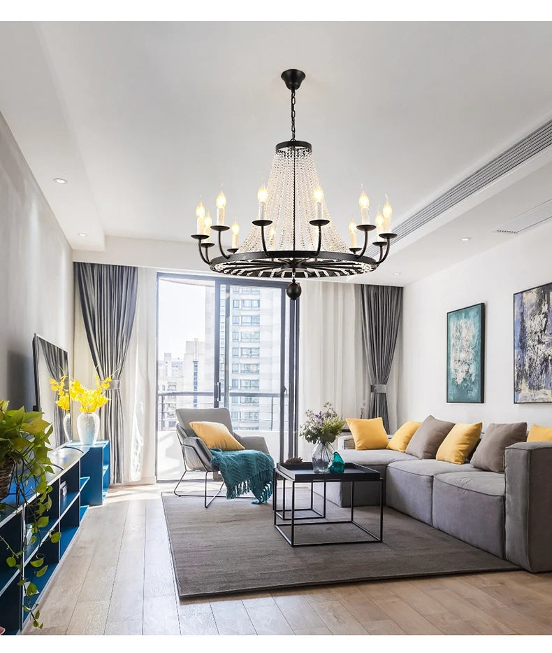 Lustre en Cristal Moderne