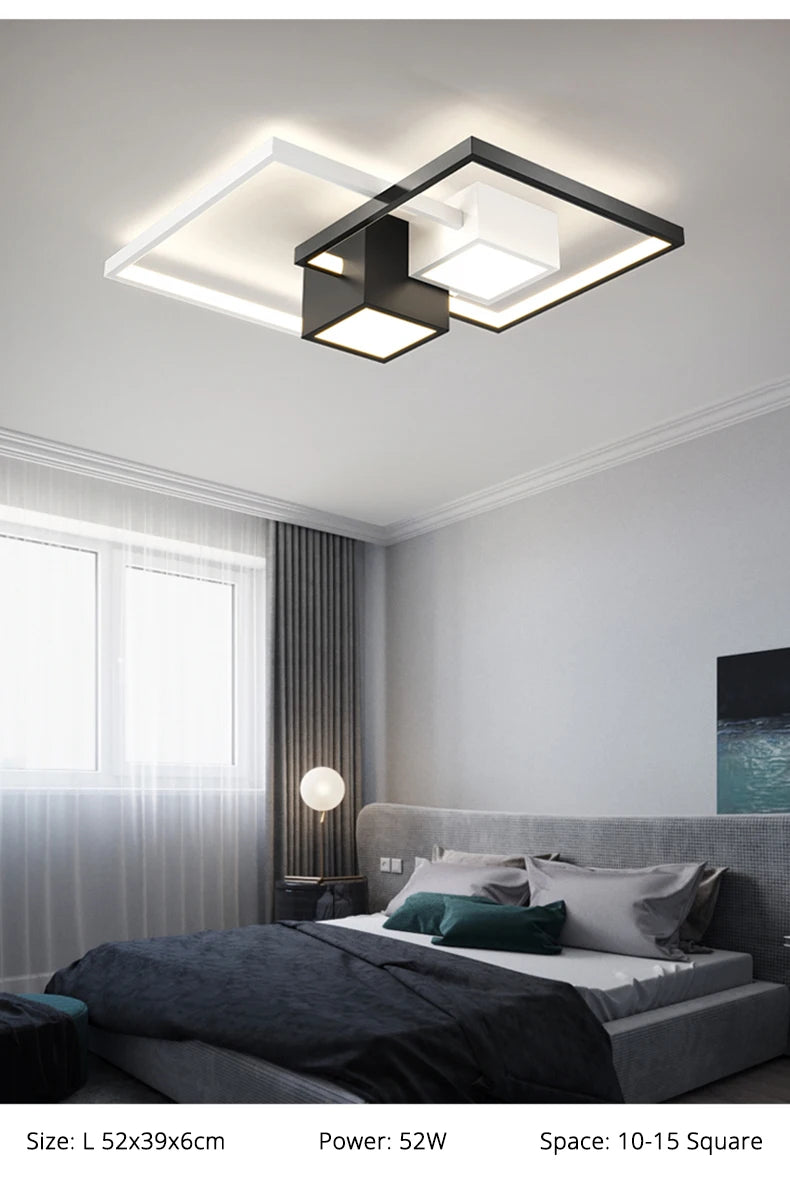 Lustre Salon Bois — Moderne