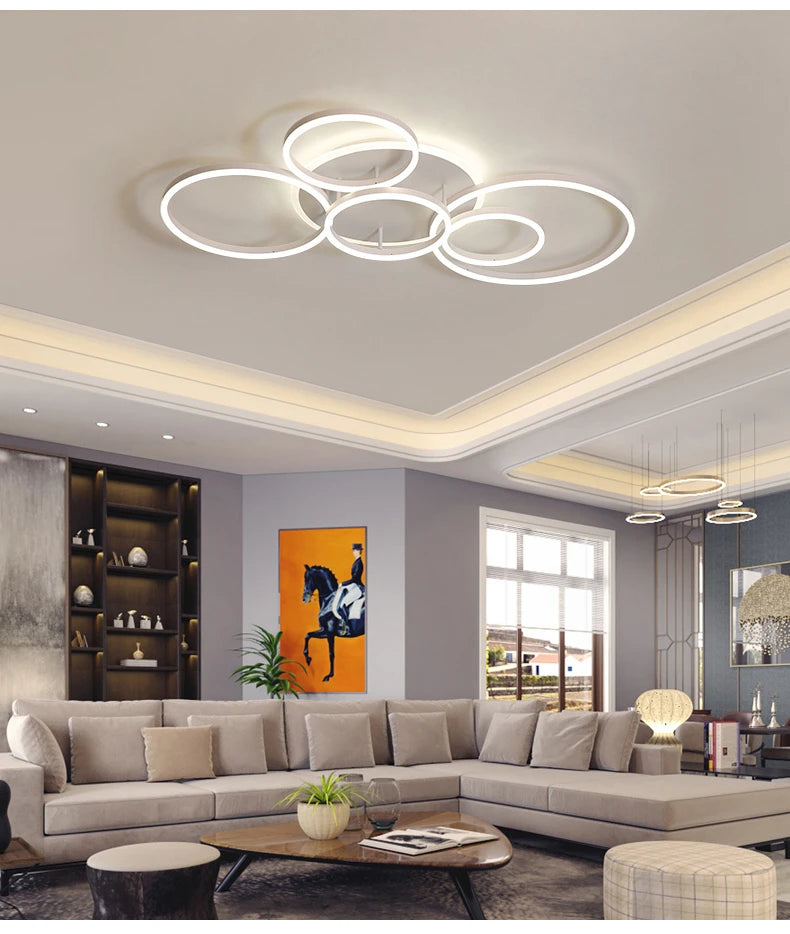 Lustre Blanc Moderne