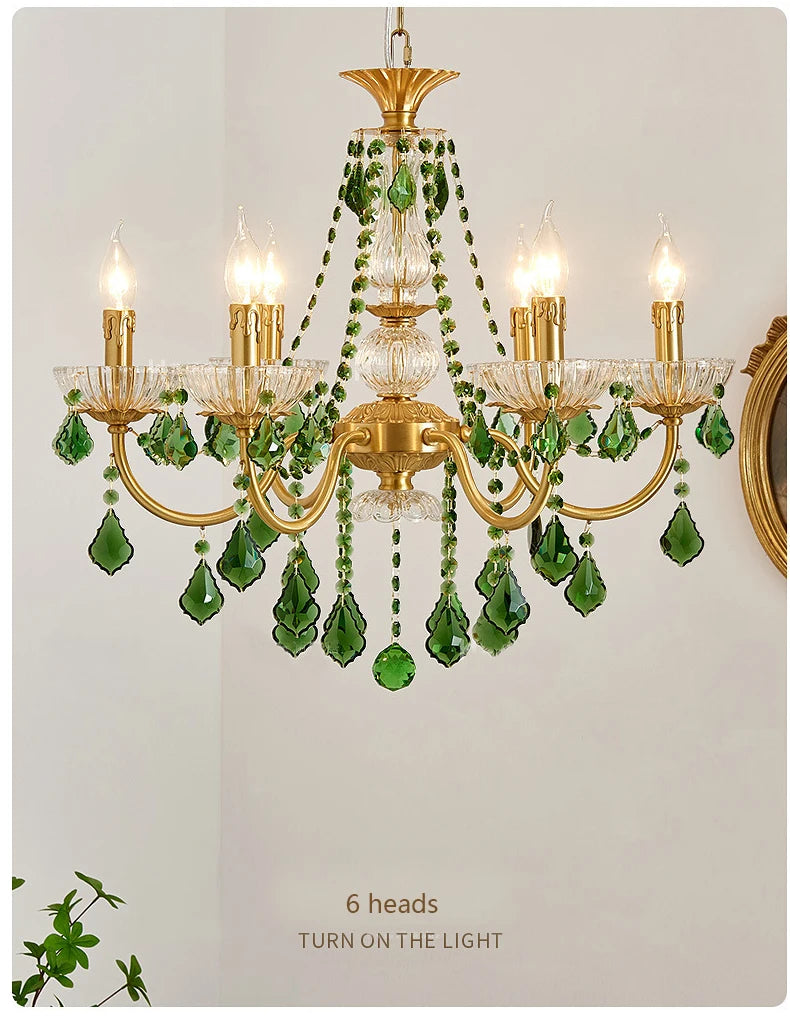 Lustre Style Industriel — Cristal