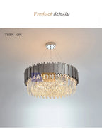 Lustre en Cristal Pas Cher — Métal