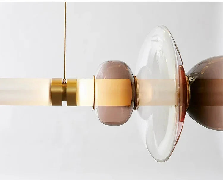 Lustre pour Salon Moderne — Verre