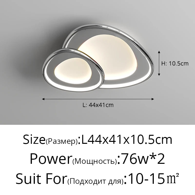 Lustre Salle à Manger Déporté — Blanc