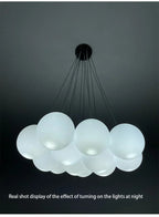 Lustre Blanc Moderne — Salon