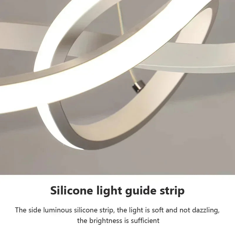 Lustre Nordique LED Design — Simple Créatif — Salon Chambre et Couloir