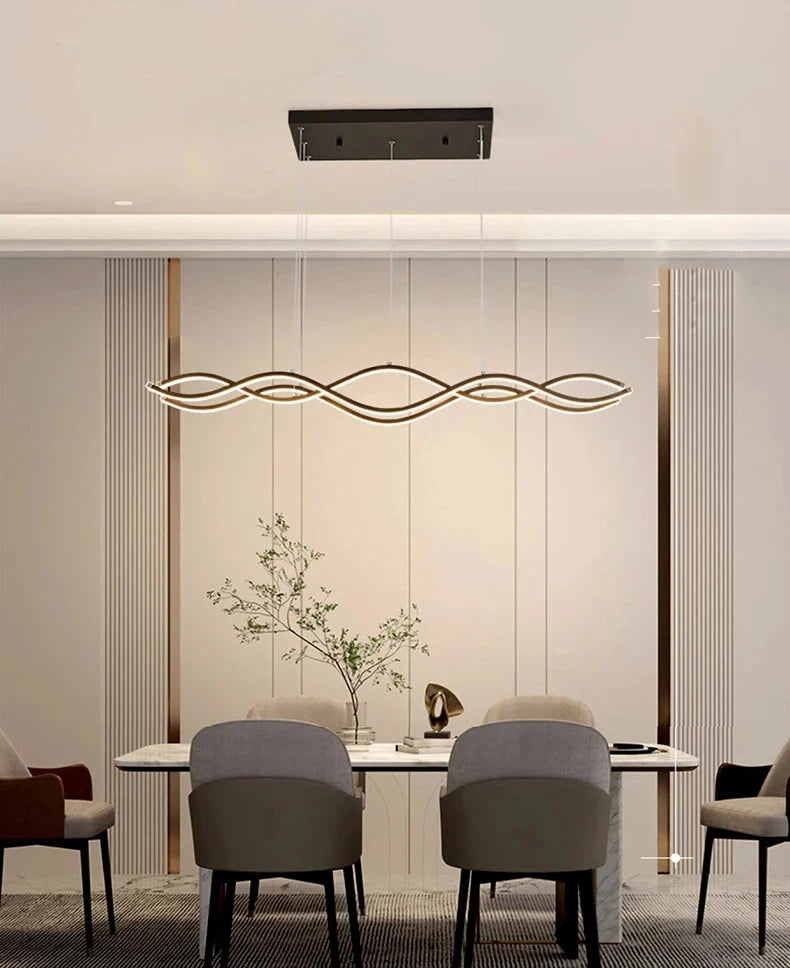 Lustre Nordique Blanc — Salle à Manger