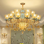 Lustre Salon Industriel — Cristal