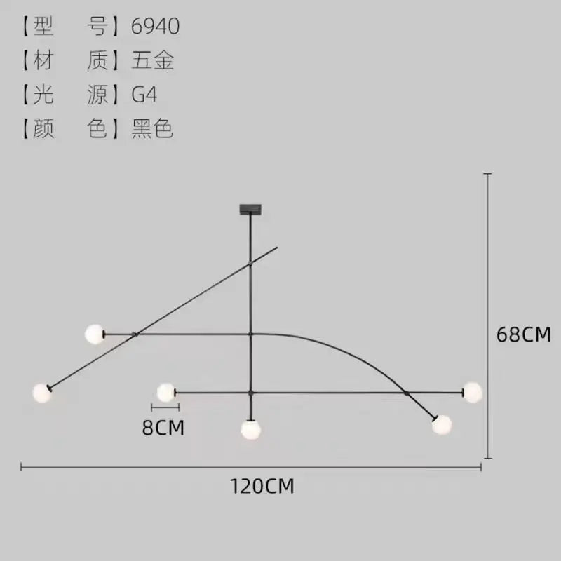 Lustre Industriel — Plafonnier Nordique Design