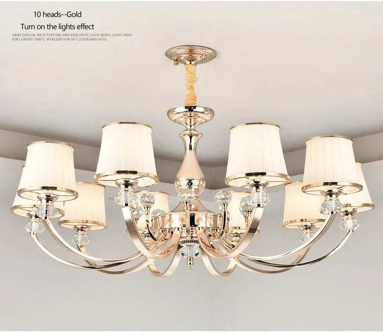 Lustre Luxe Cristal — Salon