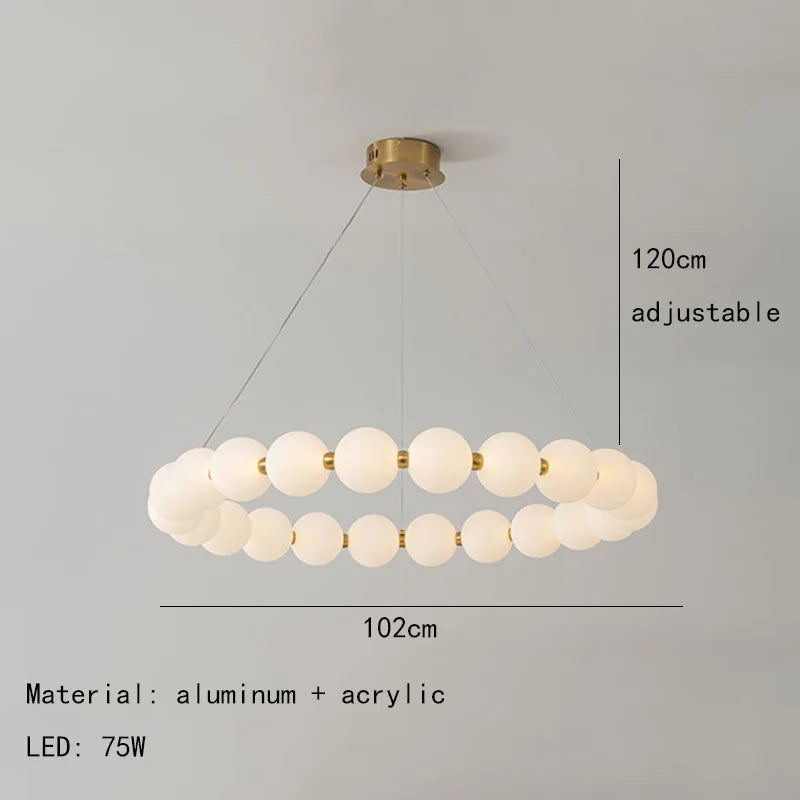 Suspension Luminaire Nordique — Métal