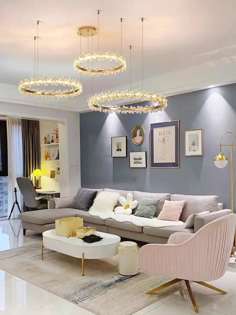 Lustre LED Cristal — Salle à Manger