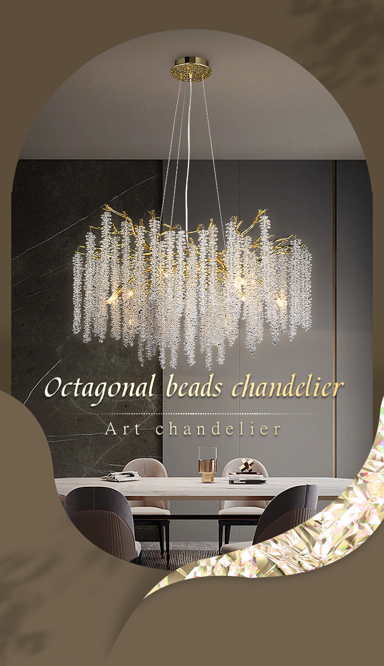 Lustre Luxe Cristal — LED
