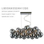 Lustre Design Salle à Manger — Nordique — 8 ampoules Rond 1