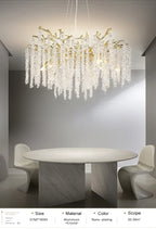 Lustre Cristal Ancien — Métal