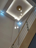 Lustre Salon Moderne — Cristal
