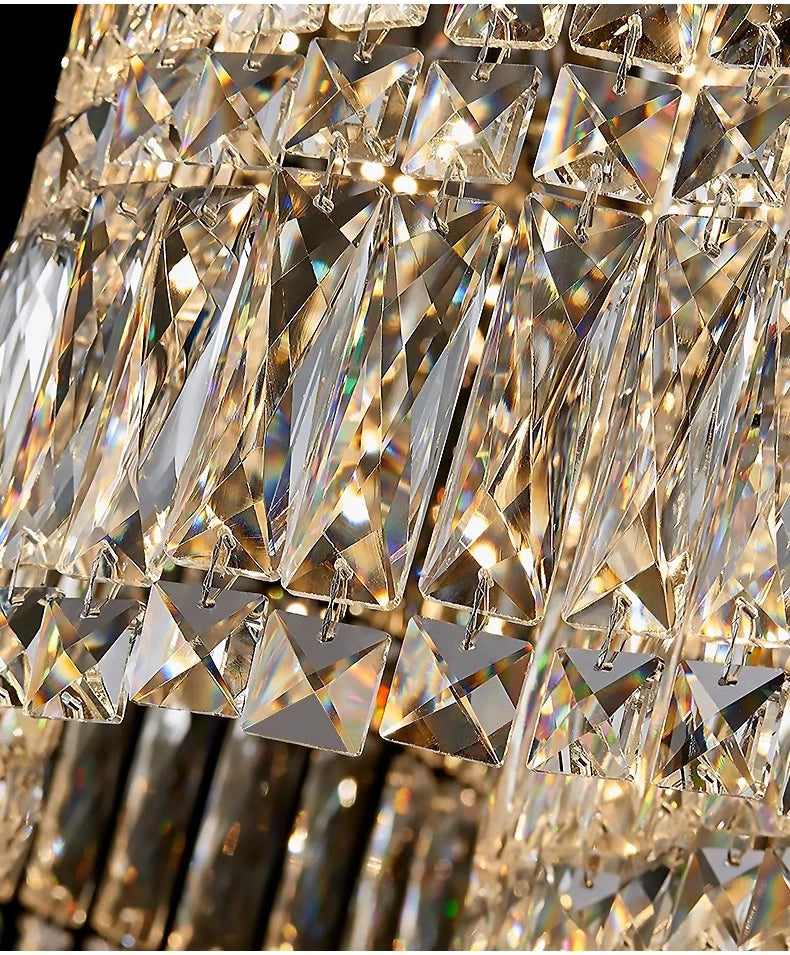 Lustre Salon Noir — Cristal