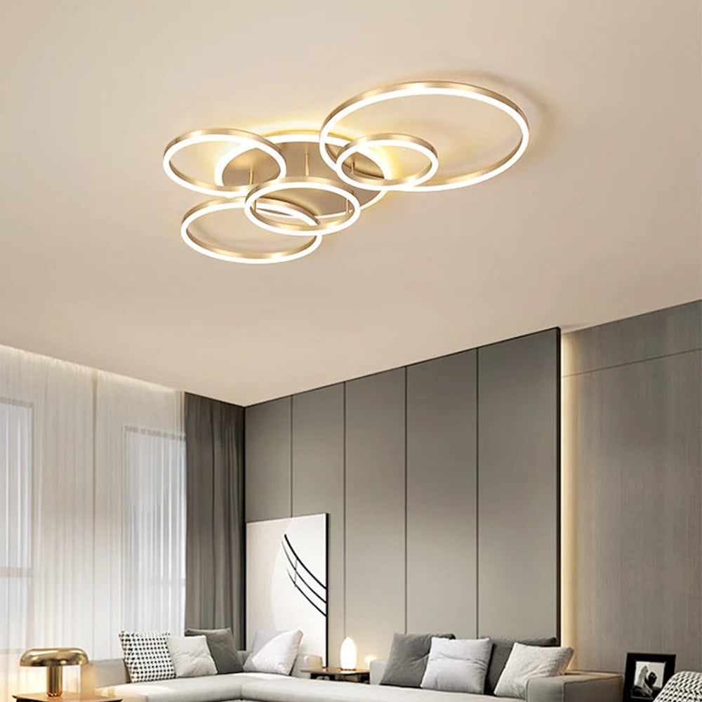 Lustre pour Salon Moderne — Blanc
