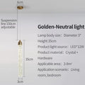 Suspension Cristal Luxe 35cm - Lustre Élégant LED
