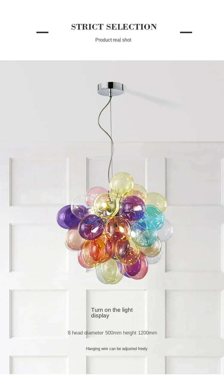 Lustre Coloré — Plafonnier Nordique Design