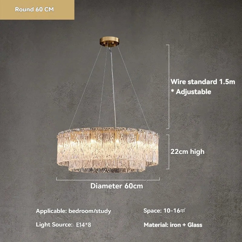 Lustre Moderne Design — Verre