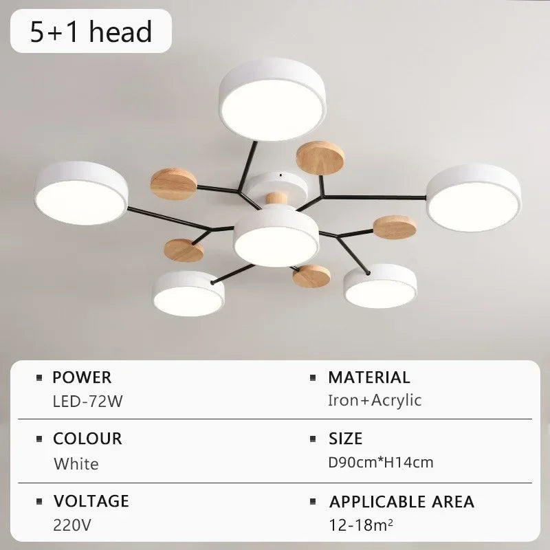 Lustre Scandinave — Salon