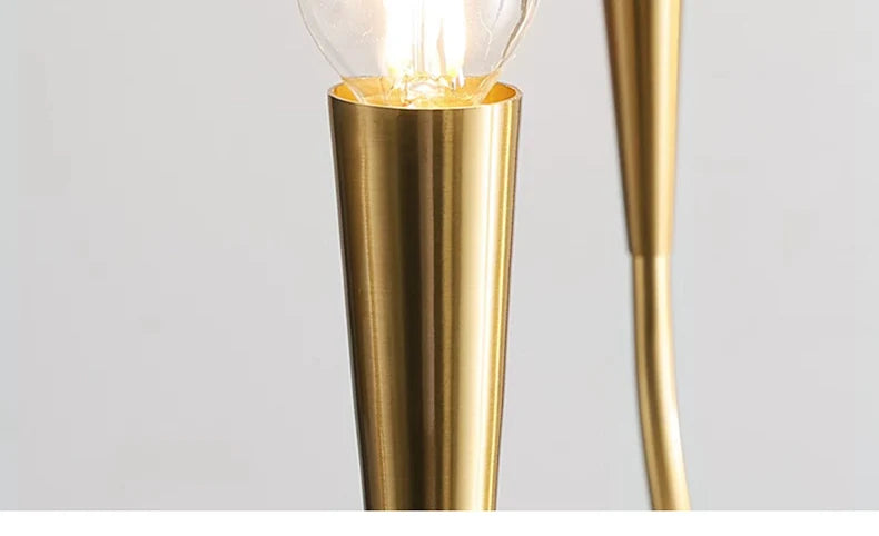 Lustre Vintage Industriel — Lustre Branches LED