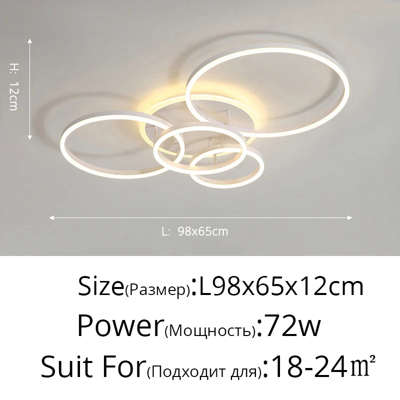 Lustre Blanc Moderne