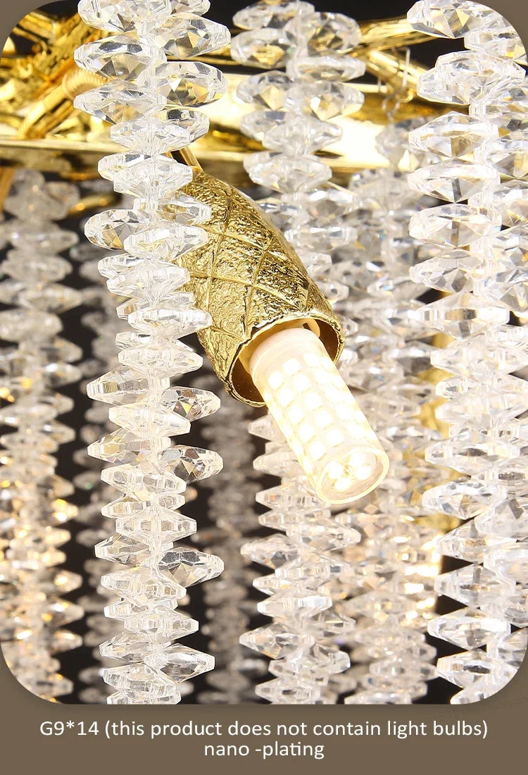 Lustre Cristal Ancien — Métal